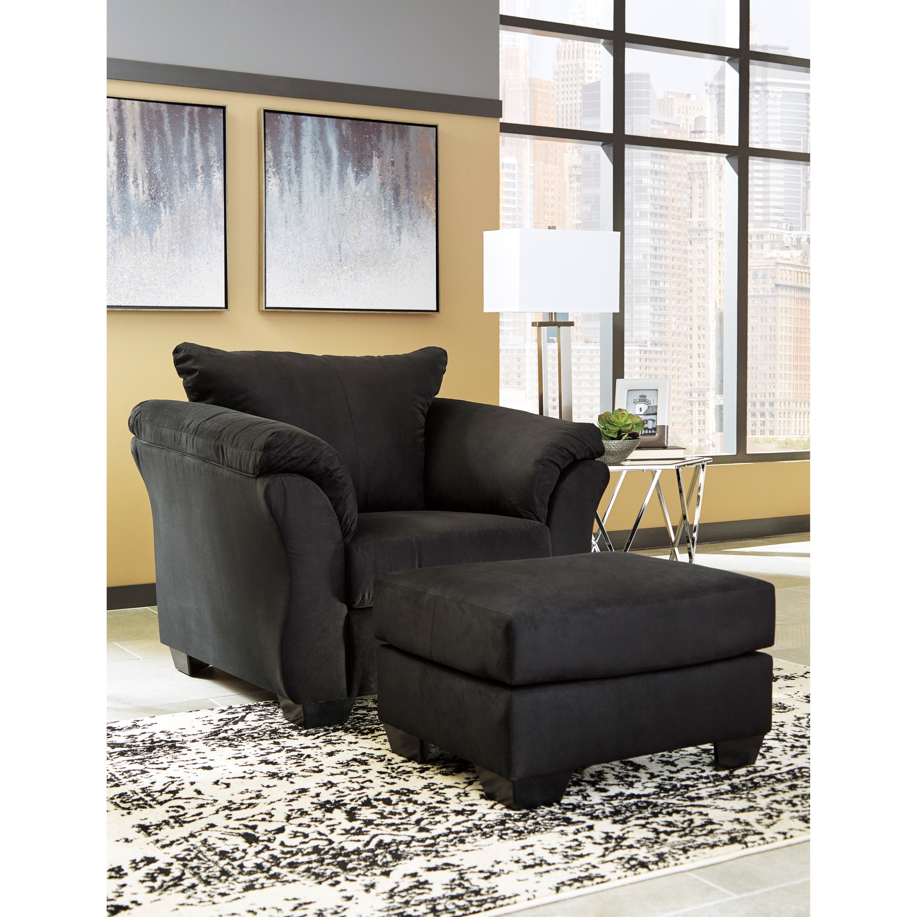 Ashley furniture sales chair and ottoman